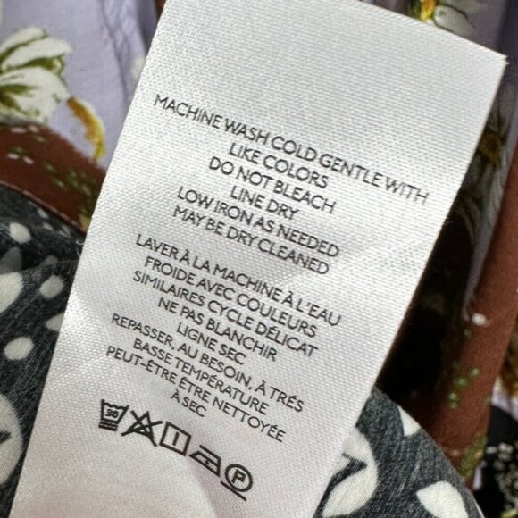 Anthropologie Maeve Floral Maxi Dress Bohemian Patchwork Size XS Petite Boho - Picture 11 of 12